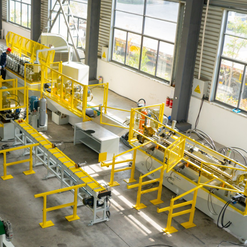 Máy tạo hình cuộn lưới thanh chữ T chính và chéo