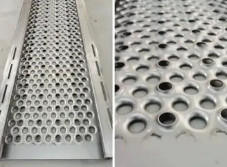 Giàn giáo cuộn sàn kim loại trước đây: Dập nổi và thủng chống trượt nội tuyến